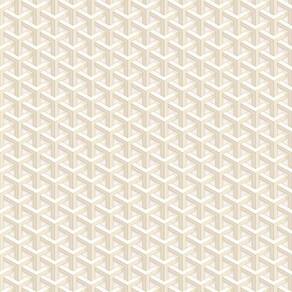 Papel De Parede Fiesta Modern Triângulos 3d Creme 543251 Fiesta Modern 543251