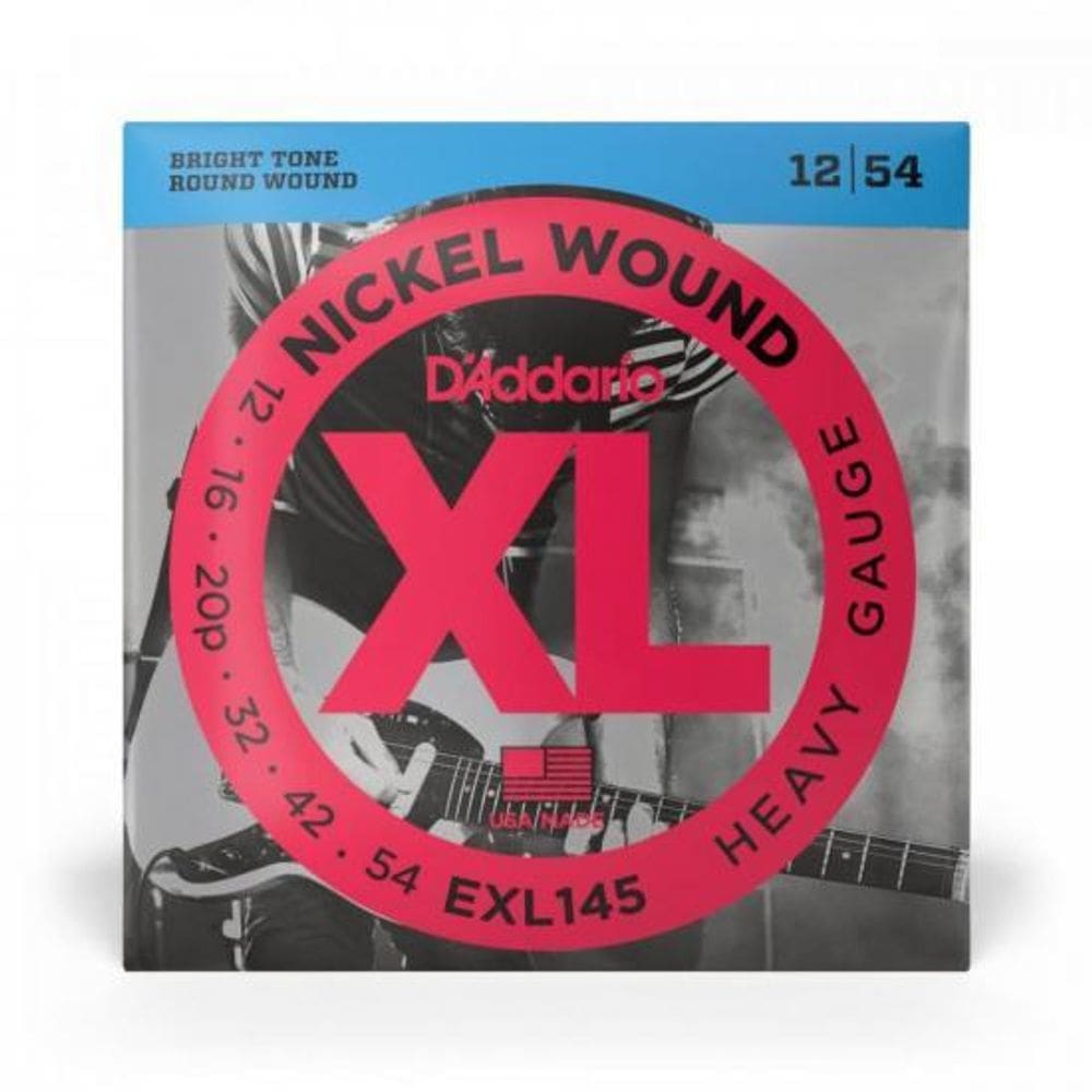 Encordoamento Para Guitarra D Addario EXL145 Aço 0.12 [F002]