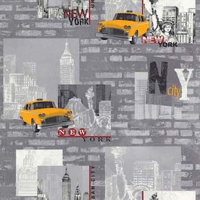 Papel De Parede Les Aventures 12102002 - Rolo 10m X 0,53m