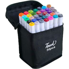 Kit Caneta Marcador Para Colorir Professional - 36 Unidades