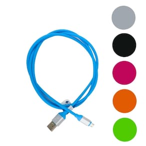 Cabo USB V8 1,20cm Color - Tudo em Caixa