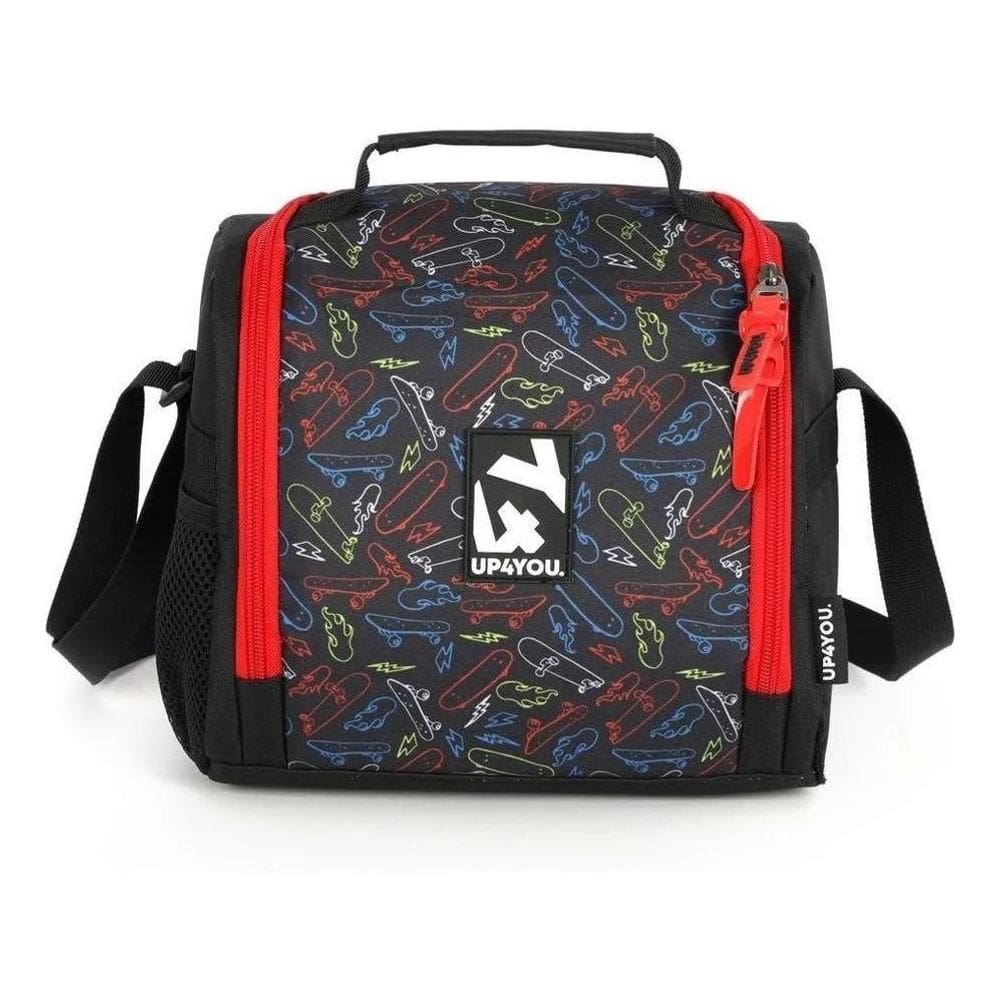 Lancheira Termica Transversal Up4you Skate Preto Luxcel