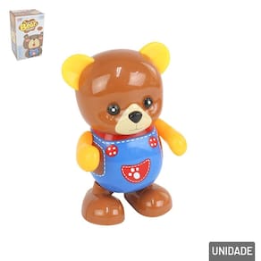 Urso à Pilha com LUZ e Músicas Dançarinos - Tudo em Caixa