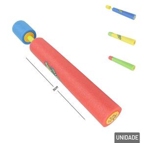 Bastão de Espuma Lança água 35cm Color - Tudo em Caixa