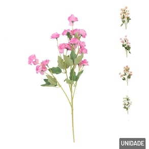 Buquê de Flores 90cm Artificial Camélia Color - Tudo em Caixa