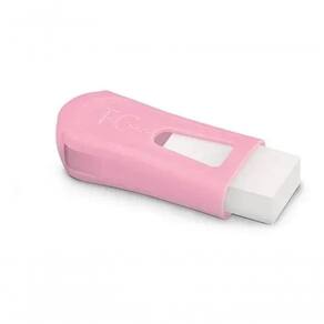 Borracha C- Apontador Faber Castell Fc - Mix Black Neon Rosa Pastel