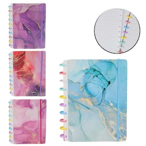 Caderno Espiral 87FL Disco Inteligente Marmorizados - Tudo em Caixa