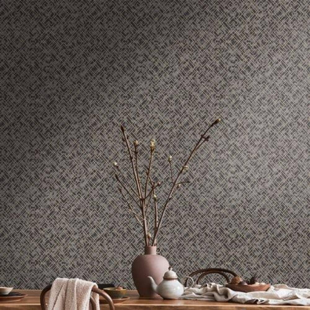 Papel De Parede Metropolitan Stories 3 Geométrico Cinza 388281ms