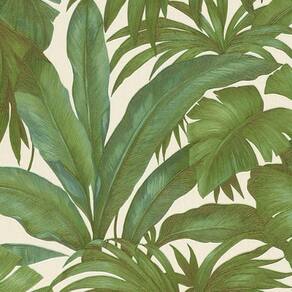 Papel De Parede Versace V Folhagem Verde 962405