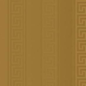 Papel De Parede Versace V Listrado Dourado 935242
