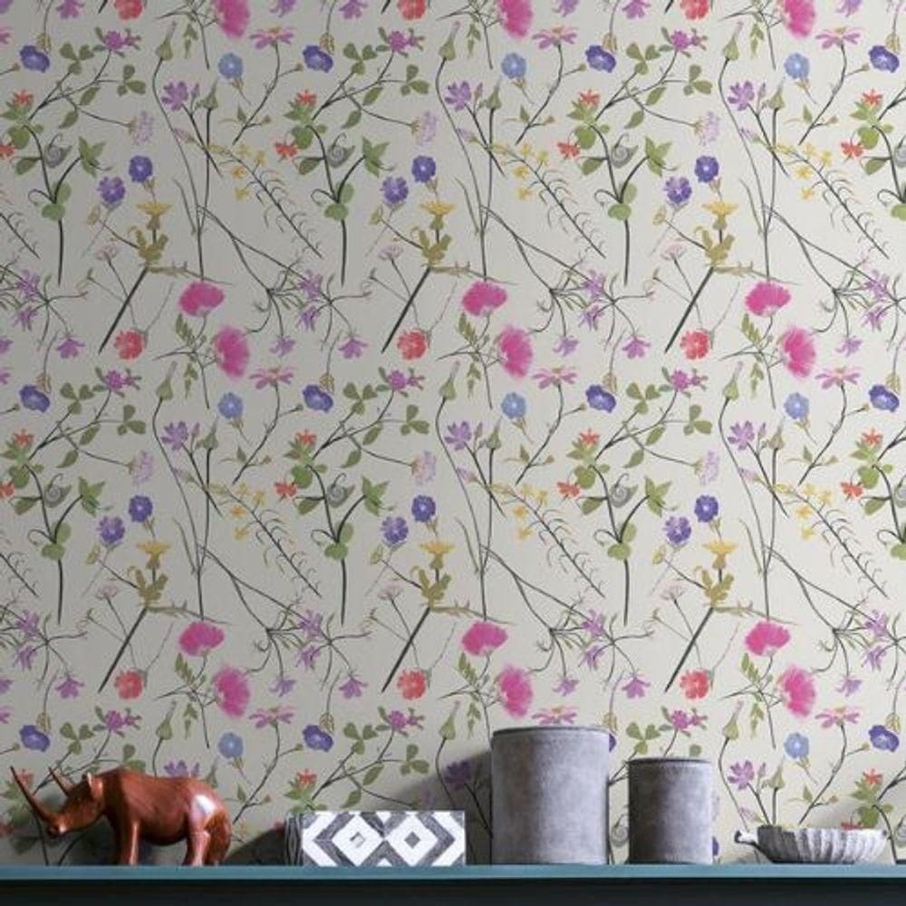 Papel De Parede House Of Turnowsky Floral Colorido 389011