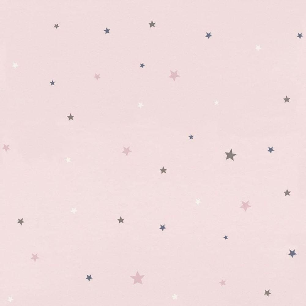 Papel De Parede Bambino Xviii Estrelas 245233 Rolo 10m X 0,53m
