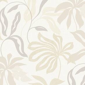 Papel De Parede Marbelina Ii Folhagem Branco Ur3419