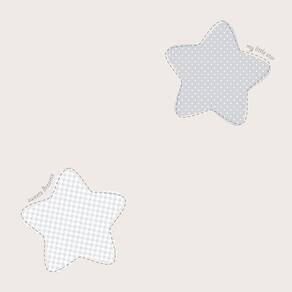 Papel De Parede Lullaby Estrela Polaris Cinza 2243 - Rolo 10m X 0,53m