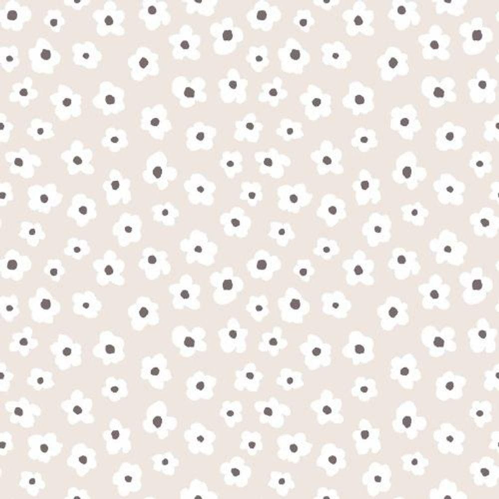 Papel De Parede Minime Floral Bege 17136