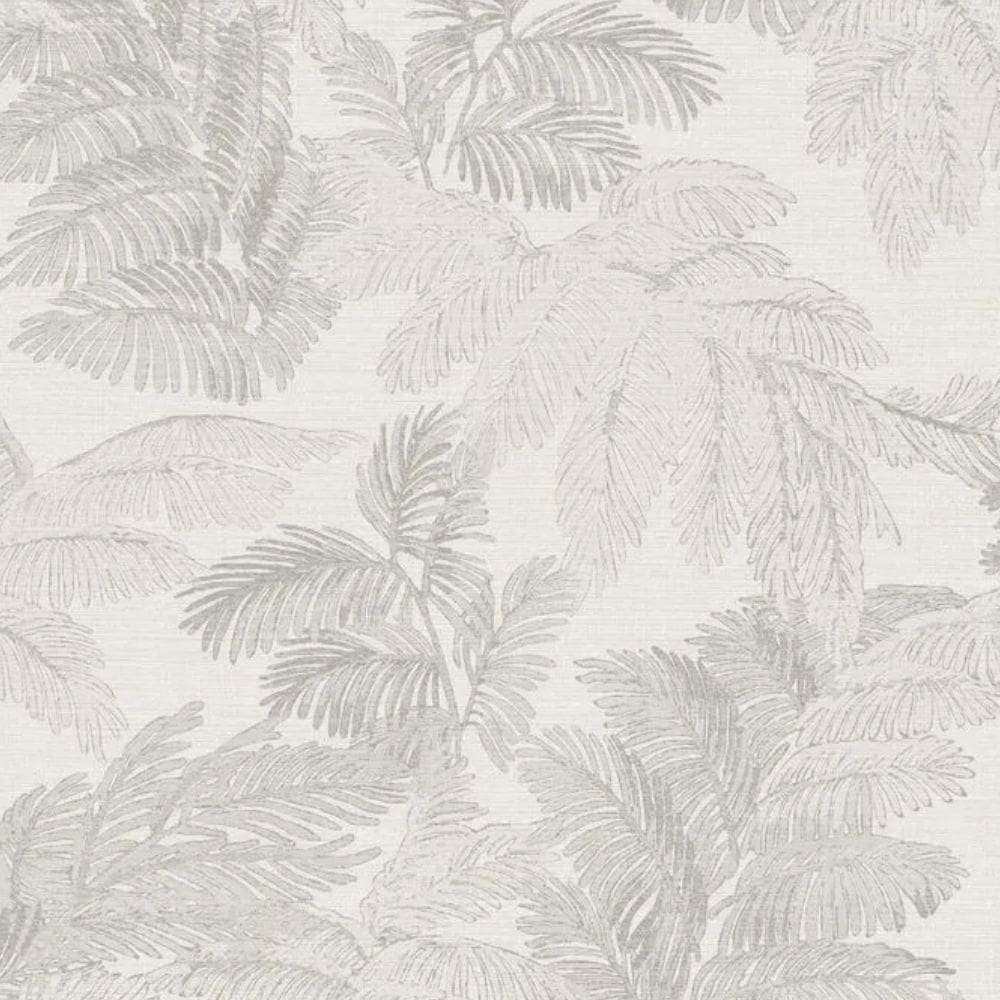 Papel De Parede Thema Folhagem Cinza 28811