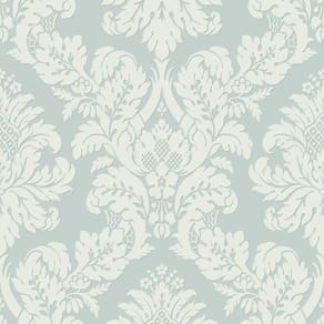 Papel De Parede Shimmer Damask Moderno Uk10482 - Rolo 10m X 0,52m