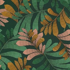 Papel De Parede Sejours Et Chambres 2 Folhagem Verde 51223504