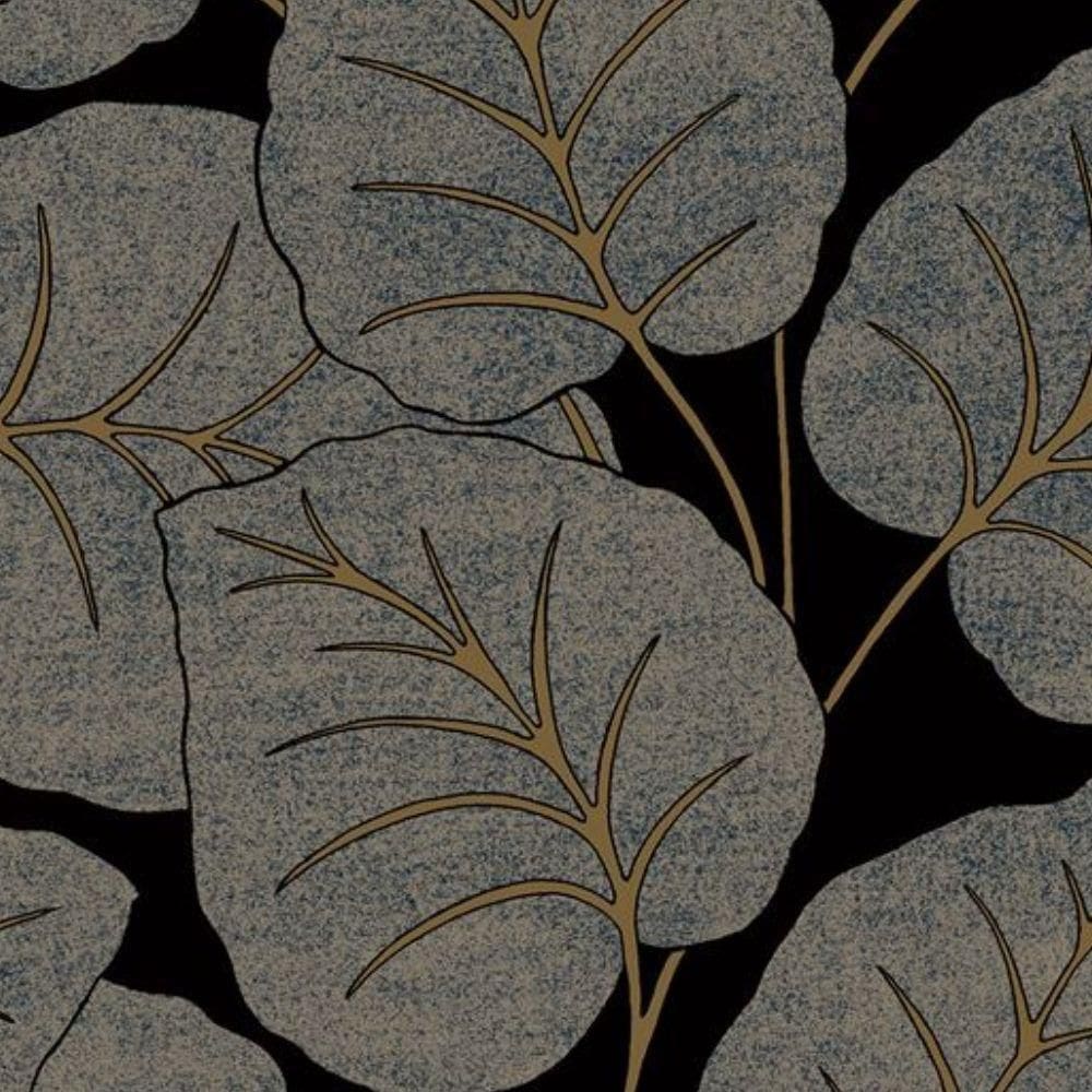 Papel De Parede Ciara Folhagem Azul A63503