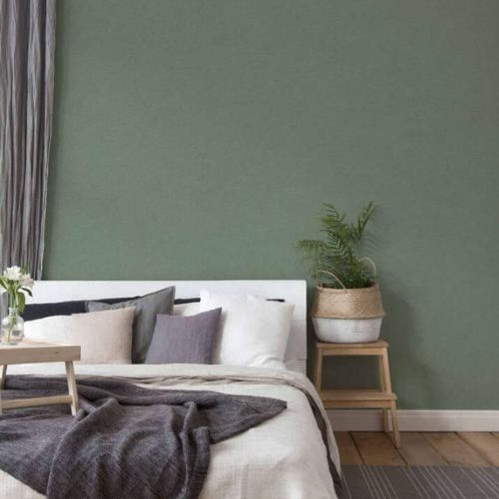 Papel De Parede Antigua Aspecto Têxtil Verde 371787ag