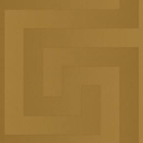 Papel De Parede Versace V Geométrico Dourado 935232