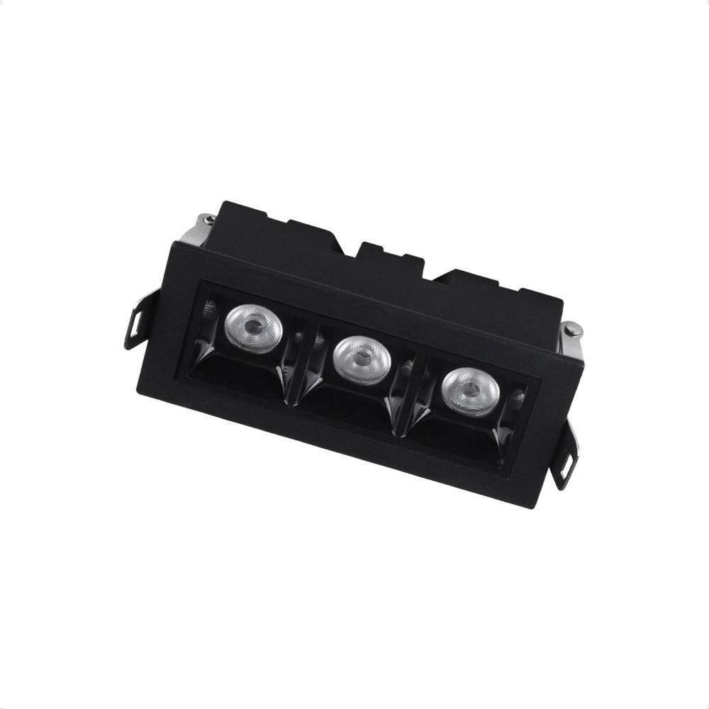 Spot De Led Embutir Taschibra Arch Pontual 6w 2700k Bivolt Preto