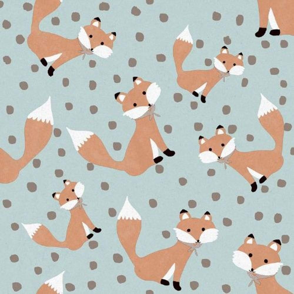 Papel De Parede Minime Infantil Azul 17116