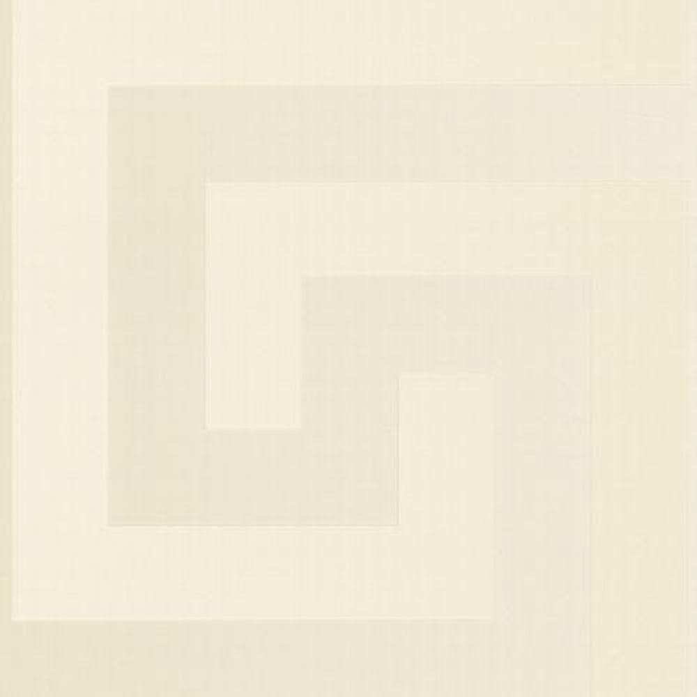 Papel De Parede Versace V Geométrico Branco 386094