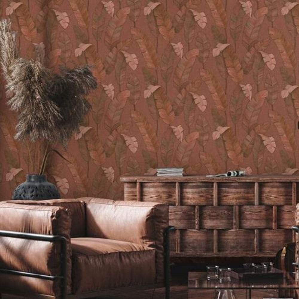 Papel De Parede Metropolitan Stories 3 Folhagem Marrom 392181ms