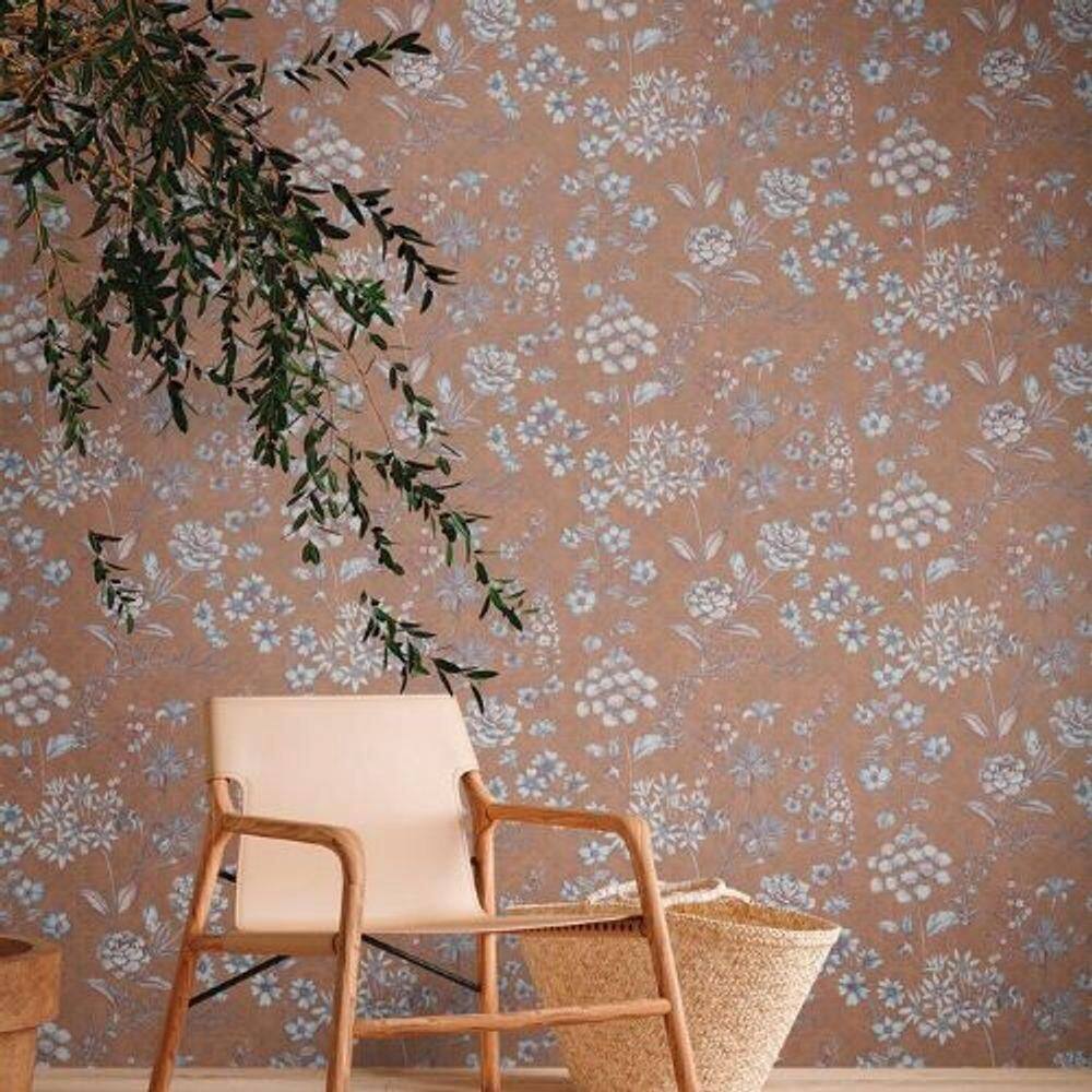 Papel De Parede Metropolitan Stories 3 Floral Marrom 391173ms