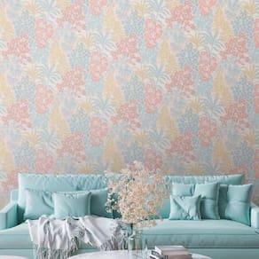 Papel De Parede Metropolitan Stories 3 Floral Colorido 391281ms