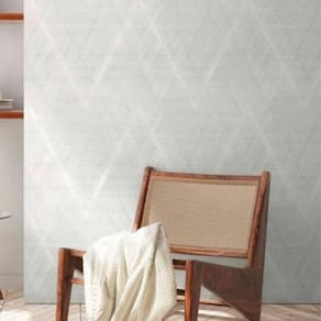 Papel De Parede Antigua Geométrico Branco 388243ag