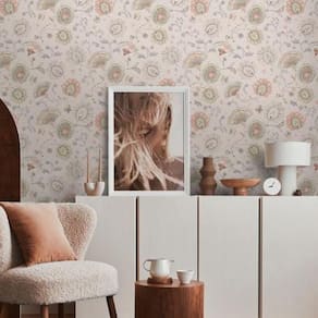 Papel De Parede House Of Turnowsky Floral Bege 388994