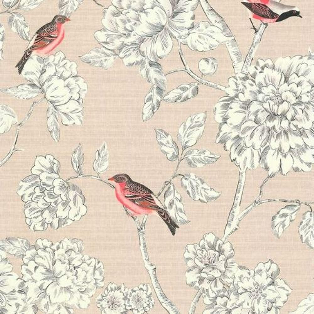 Papel De Parede Sejours Et Chambres 2 Floral Bege 51224707