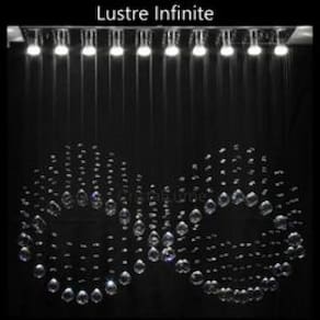 Lustre Para Sala, Quarto, Hall, Sala De Jantar Em Cristal K9 Base 18x100 100cm