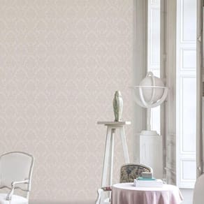 Papel De Parede Marbelina Ii Damask Bege Ti3211