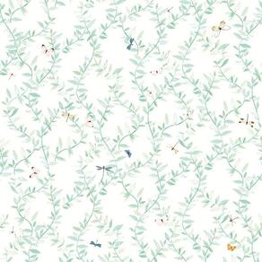 Papel De Parede Tartine Et Chocolat Envolée Fleurie 36200704 - Rolo 10m X 0,53m