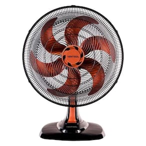Ventilador Oscilante Mesa 50cm Turbo 6 Pás 220V Ventisol Bronze 220V