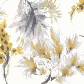 Painel De Parede Capri Folhagem Amarelo 190512405