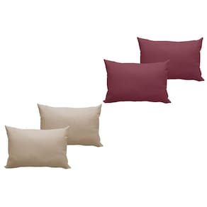 Kit Com 4 Fronhas Em Malha Lisa 100% Algodão - Linha Casa - Kit 5