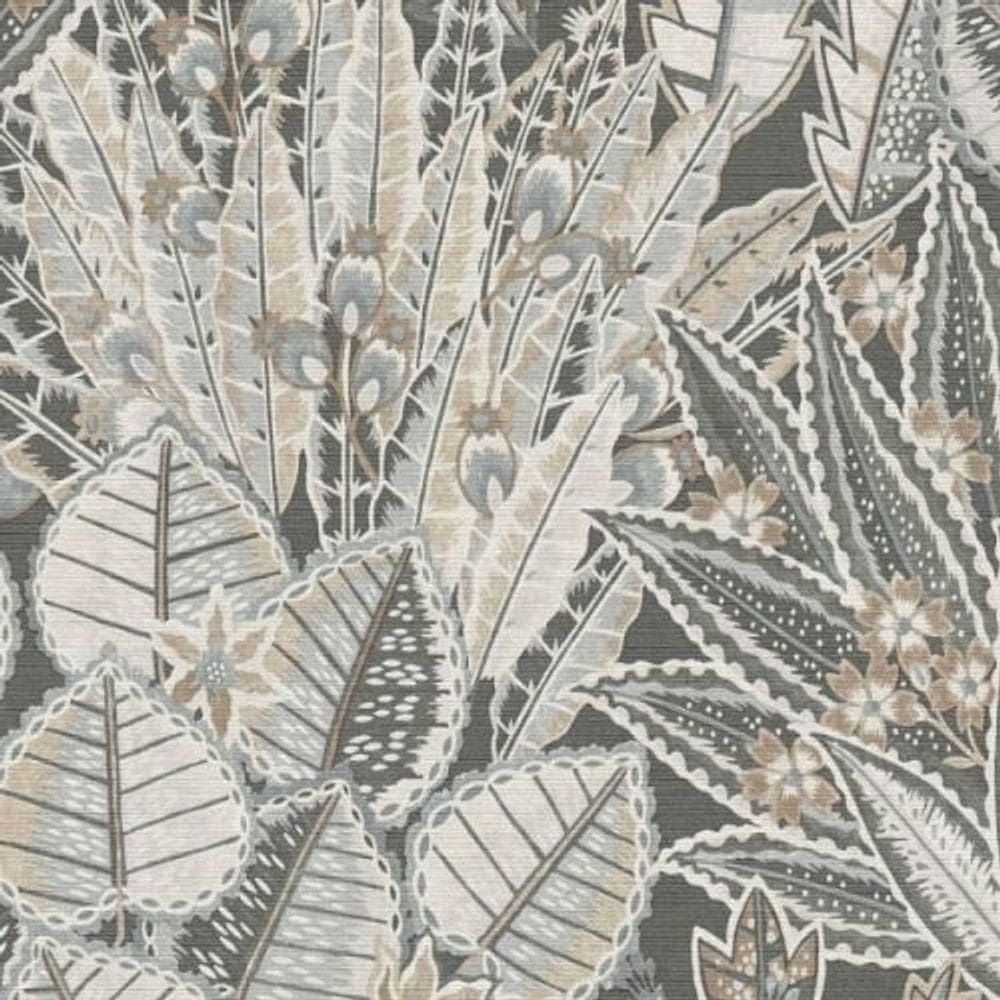 Papel De Parede Stories Of Live Folhagem Cinza 396533sl