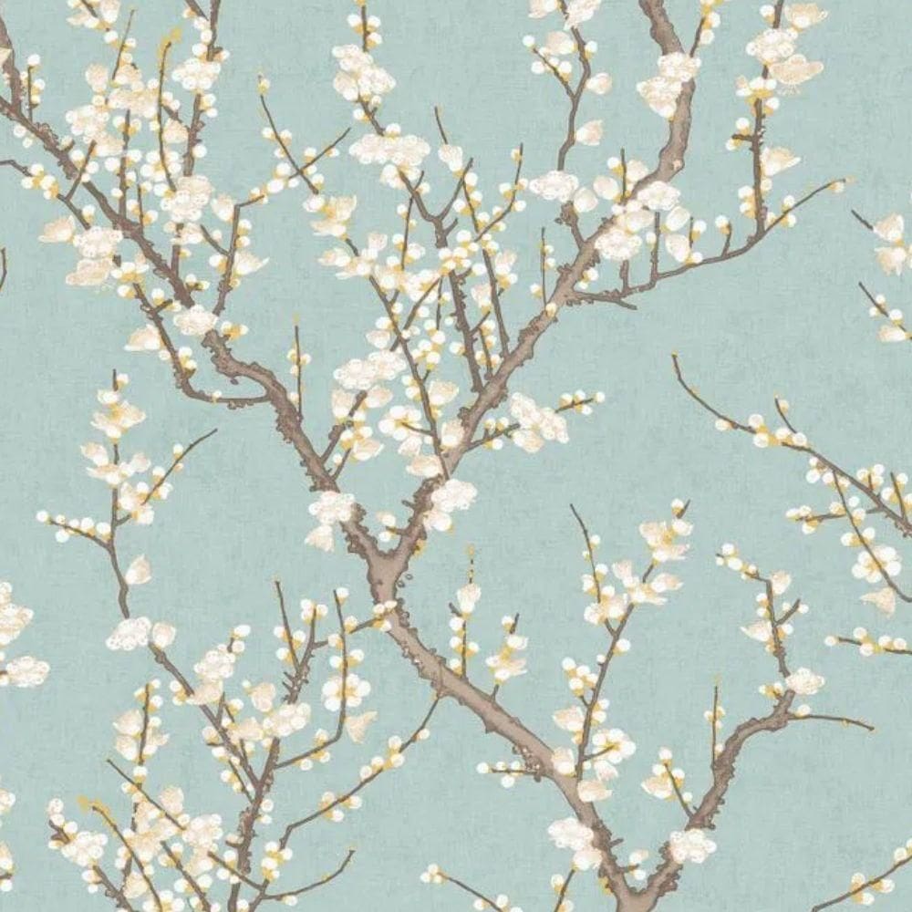 Papel De Parede Hana Floral Azul 1903-1