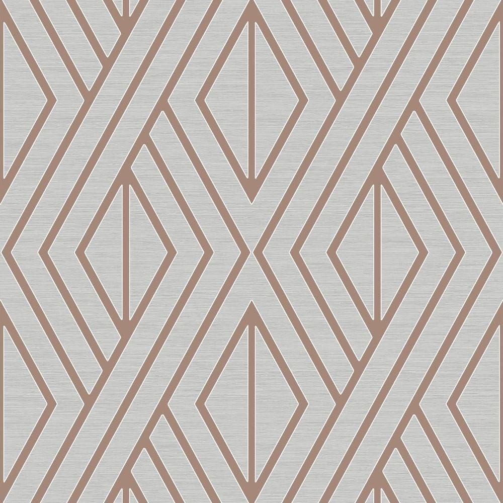 Papel De Parede Shimmer Geométrico Uk30506 - Rolo 10m X 0,52m