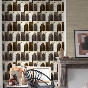 Papel De Parede Ciara Aspecto Têxtil Cinza A62903