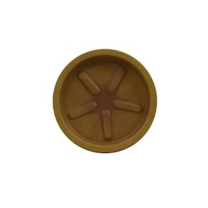 Prato De Vaso Redondo 20 X 3 Cm Cor 28 - Antique âmbar