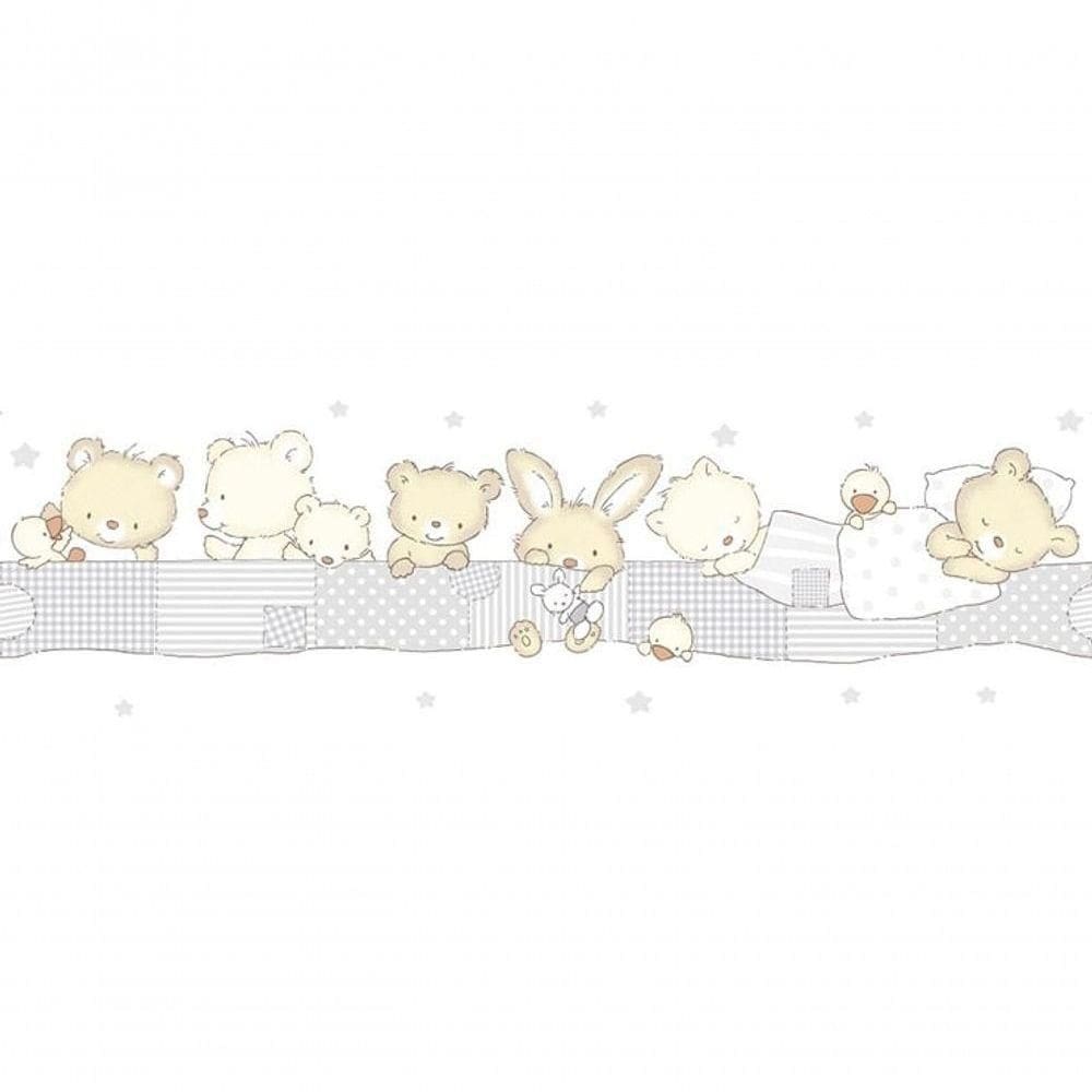 Faixa De Parede Treboli Cinza Balões 5903