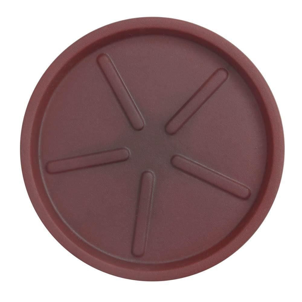 Prato De Vaso Redondo 40 X 3 Cm Cor 32 - Antique Vermelho
