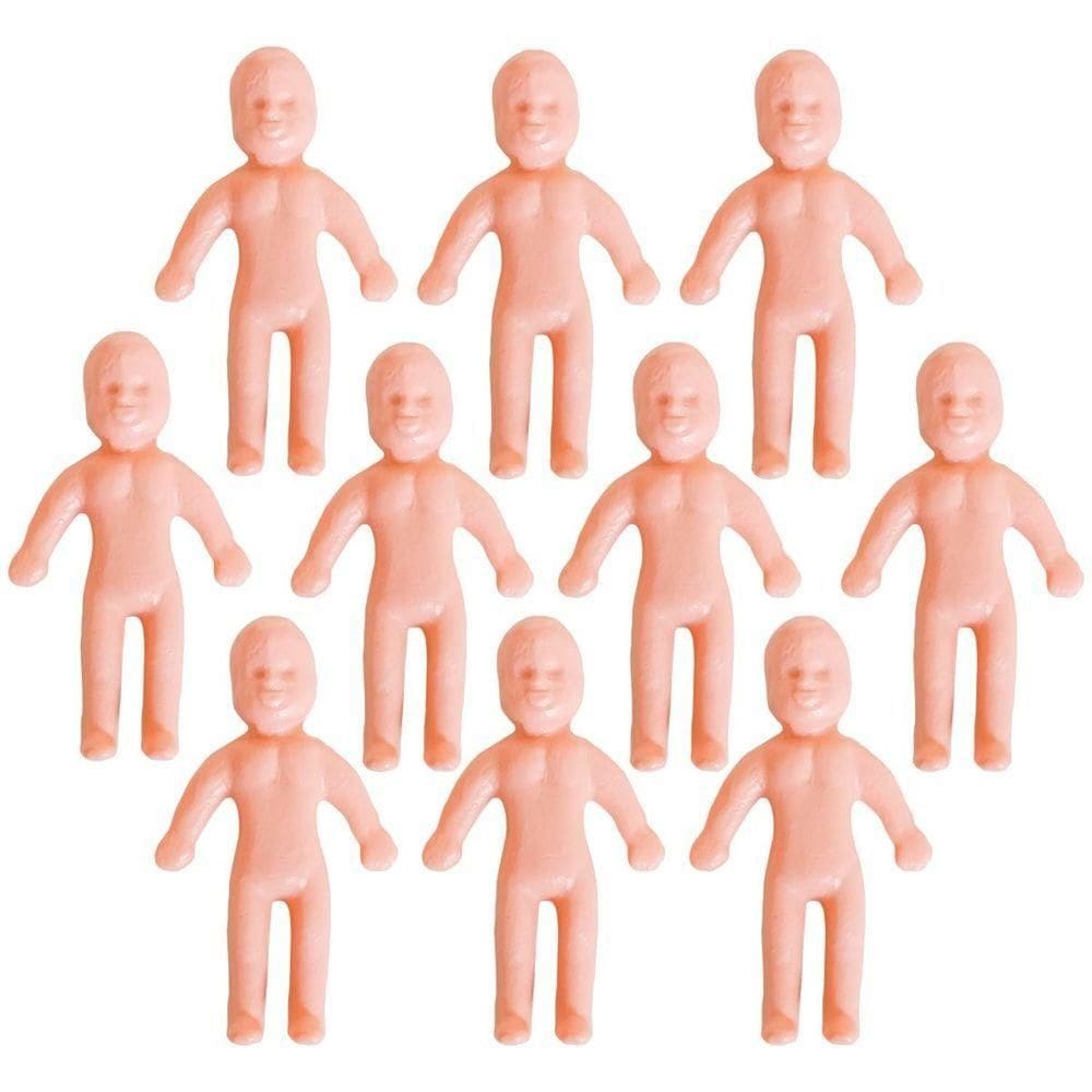 Mini Brinquedo Boneco Xaxa - 10 Unidades