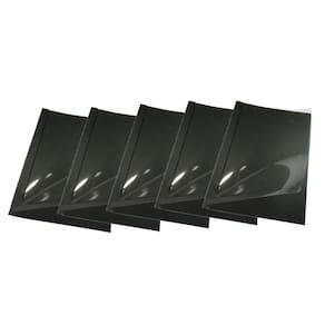 Kit 5 Capas Encadernação Térmica Até 150 Folhas A4 Preta