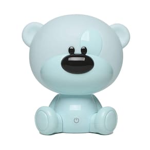 Luminária De Mesa Infantil Taschibra Led Abajur Ursinho Pipo 3w Usb Luz Quente 3000k